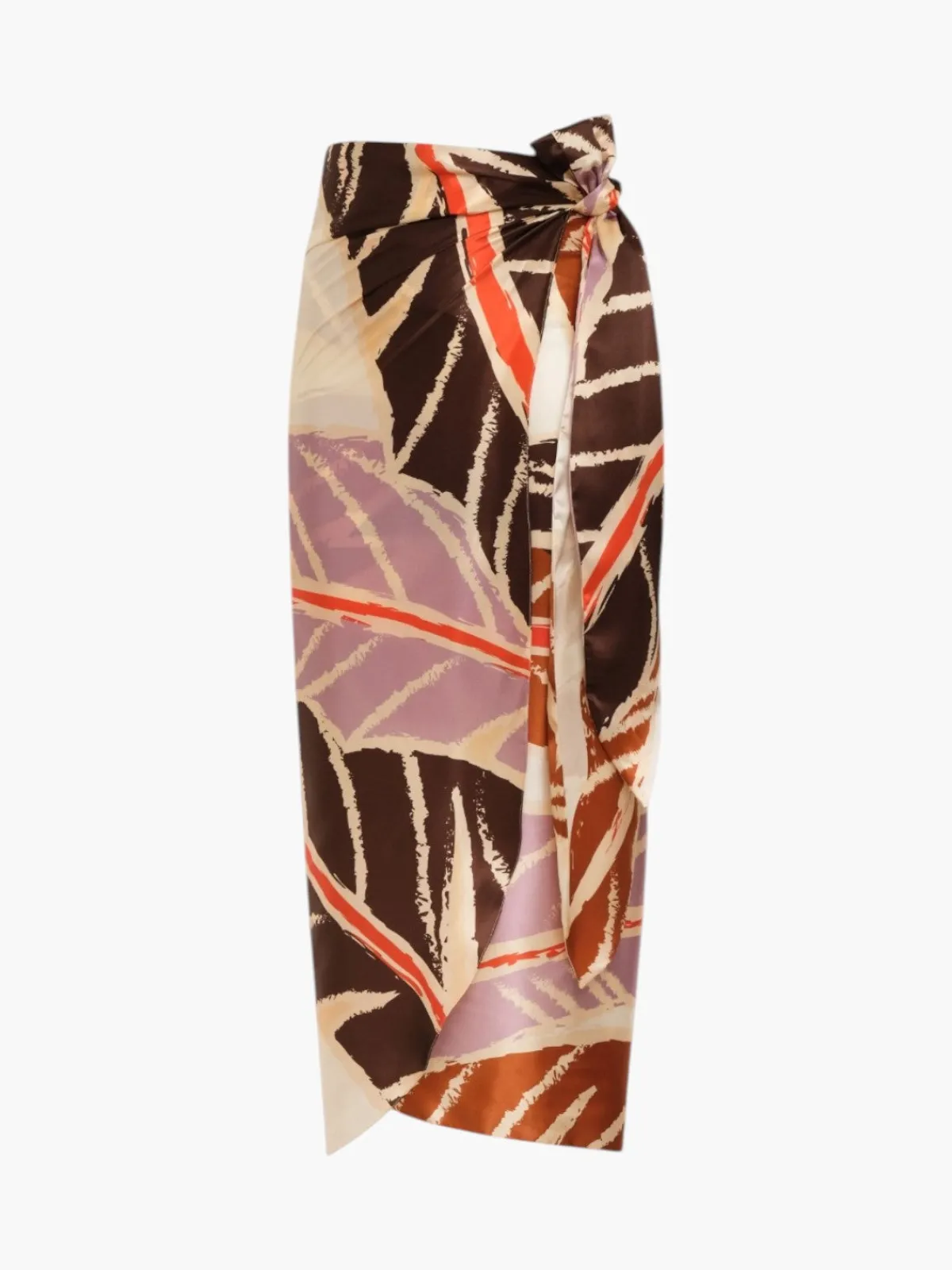 Juan de Dios Mapara Satin Silk Skirt