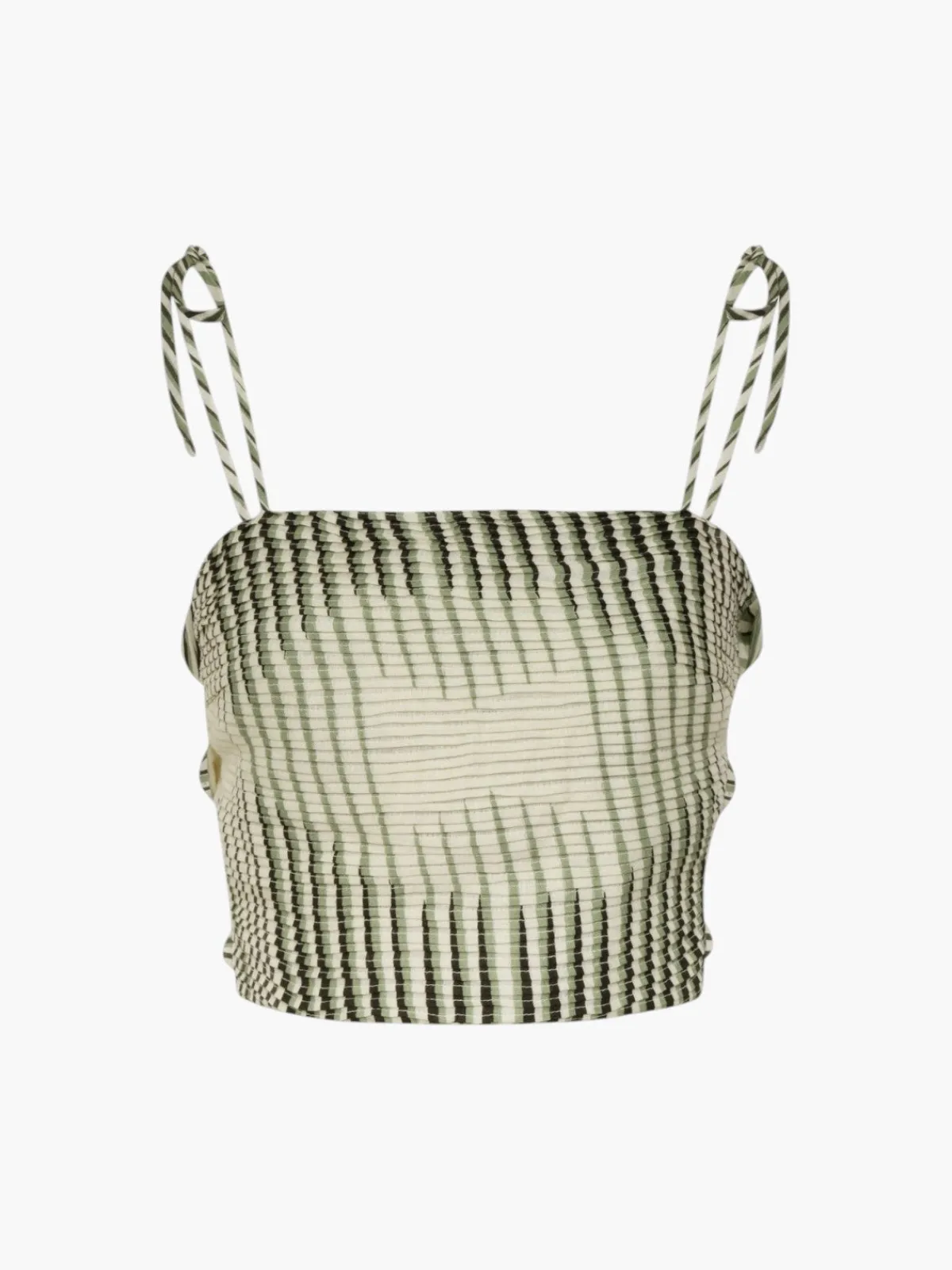 Juan de Dios Tejada Pleated Linen Top