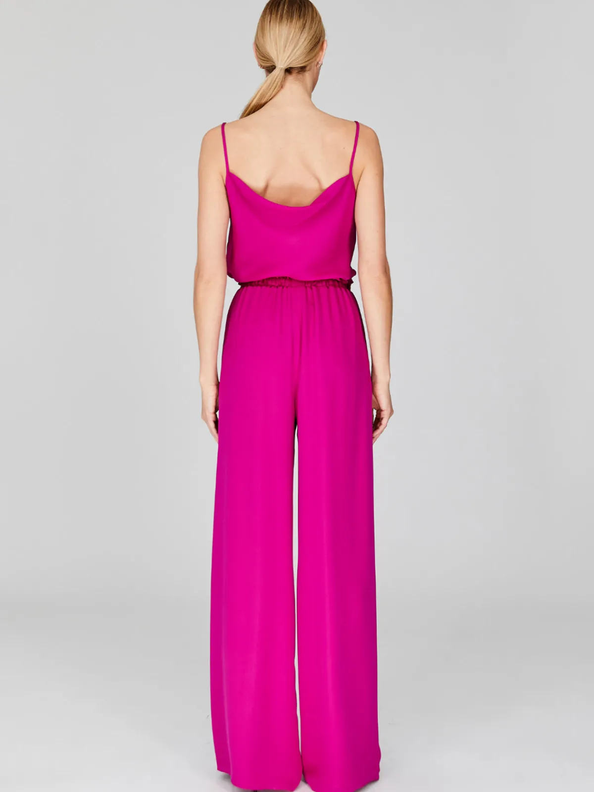 Mi Jong Lee Silk Georgette Pajama Pants with Elastic Waist