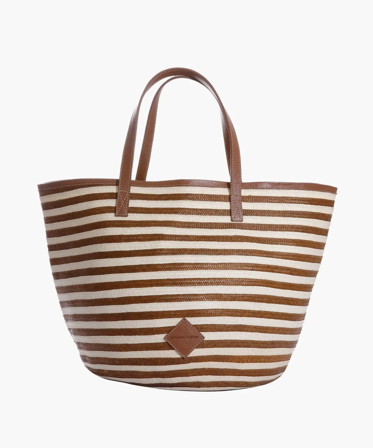 Adriana Castro Marcial Handbag in Leather and Cana Flecha