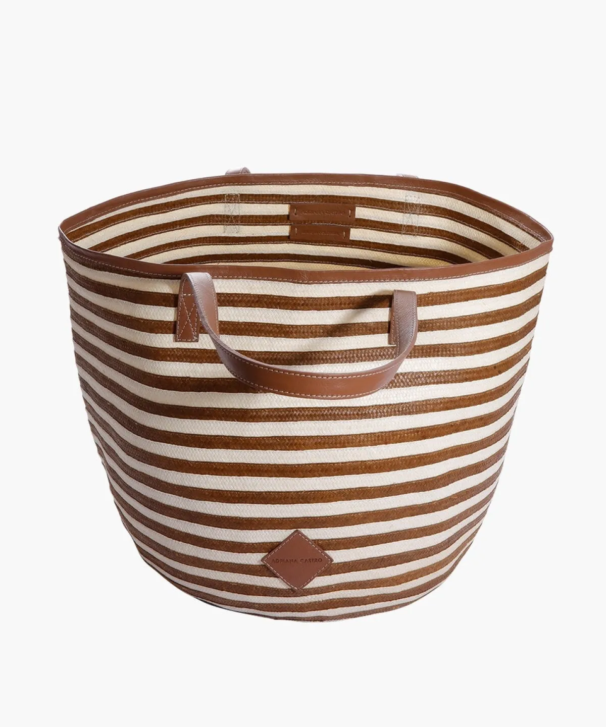 Adriana Castro Marcial Handbag in Leather and Cana Flecha