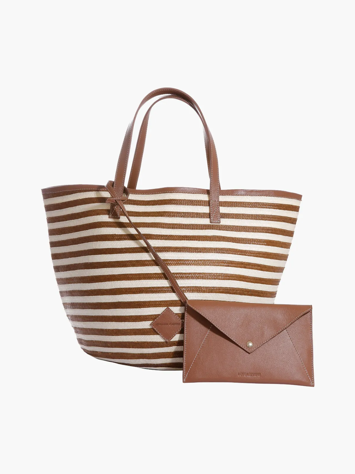 Adriana Castro Marcial Handbag in Leather and Cana Flecha