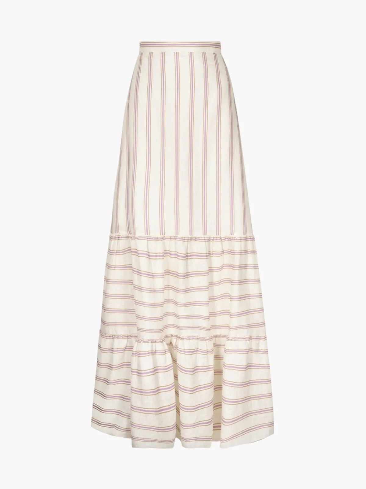 Juan de Dios Julieta Linen Maxi Skirt