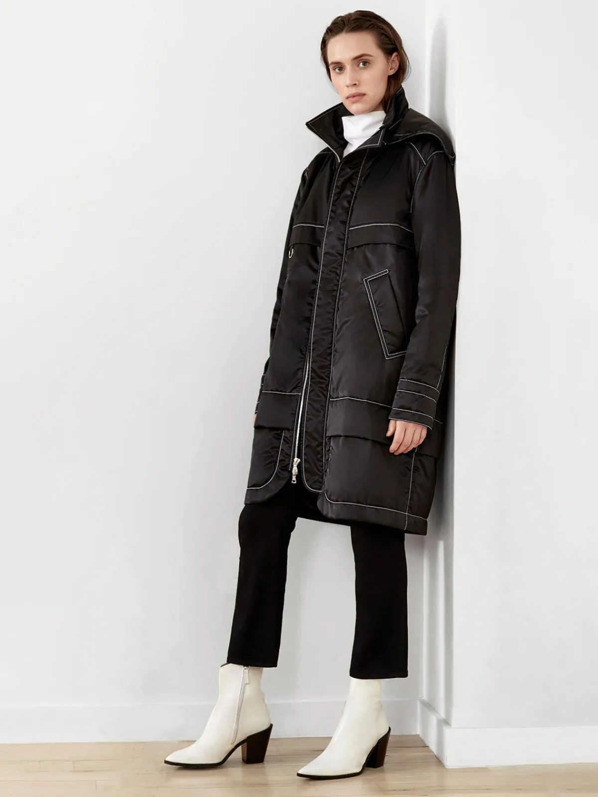 Caalo Sustainable Down Hooded Anorak