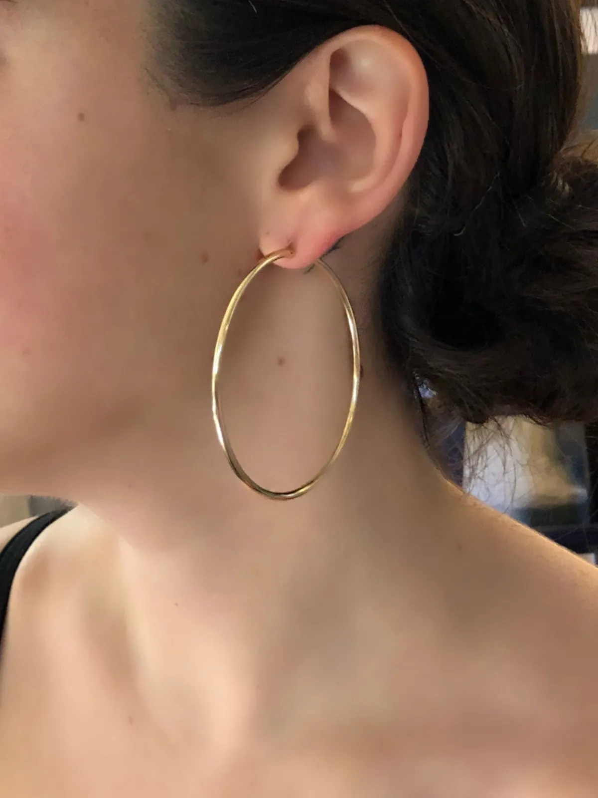 Mara Scalise Large Thin Hoops