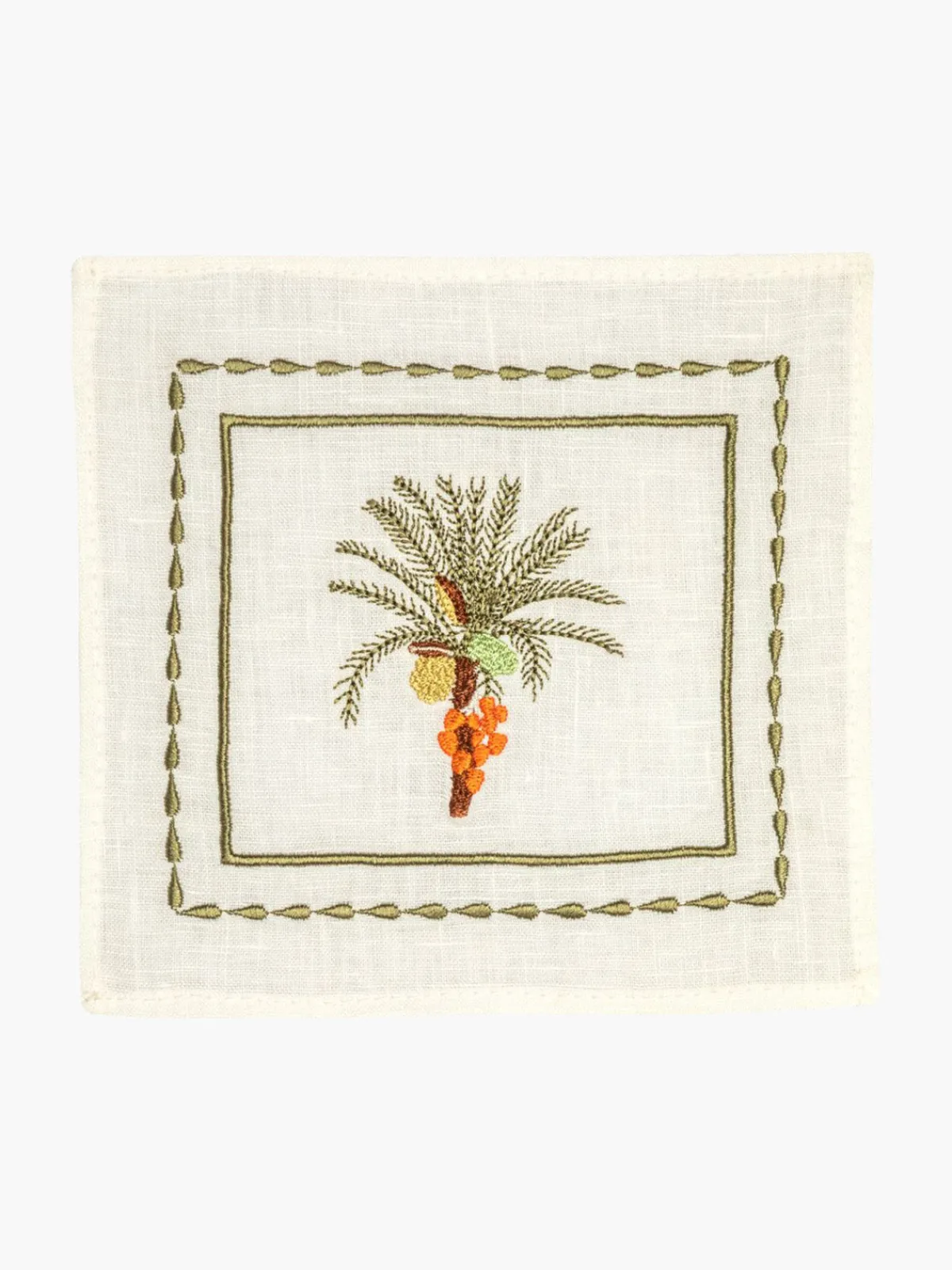 Juan De Dios Embroidered Cocktail Napkins
