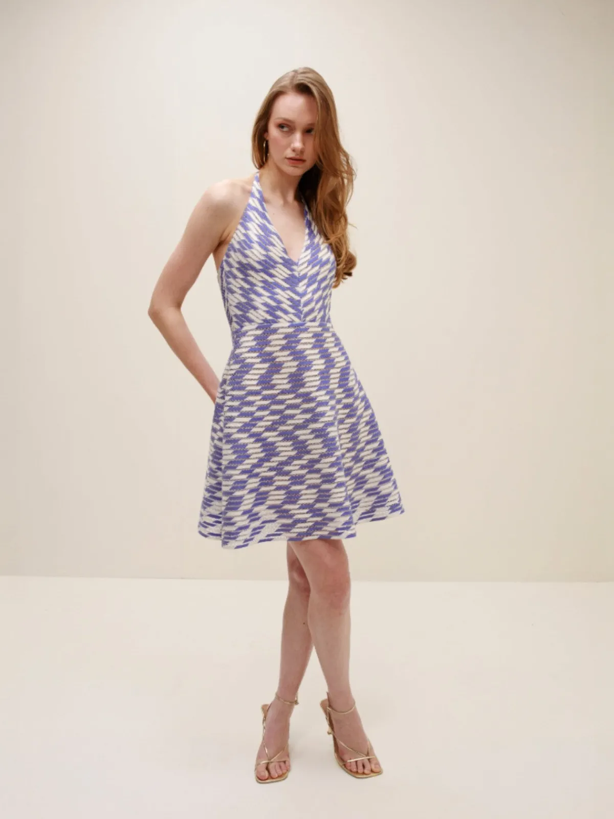 Francesca Miranda Celeste Mini Handmade Dress