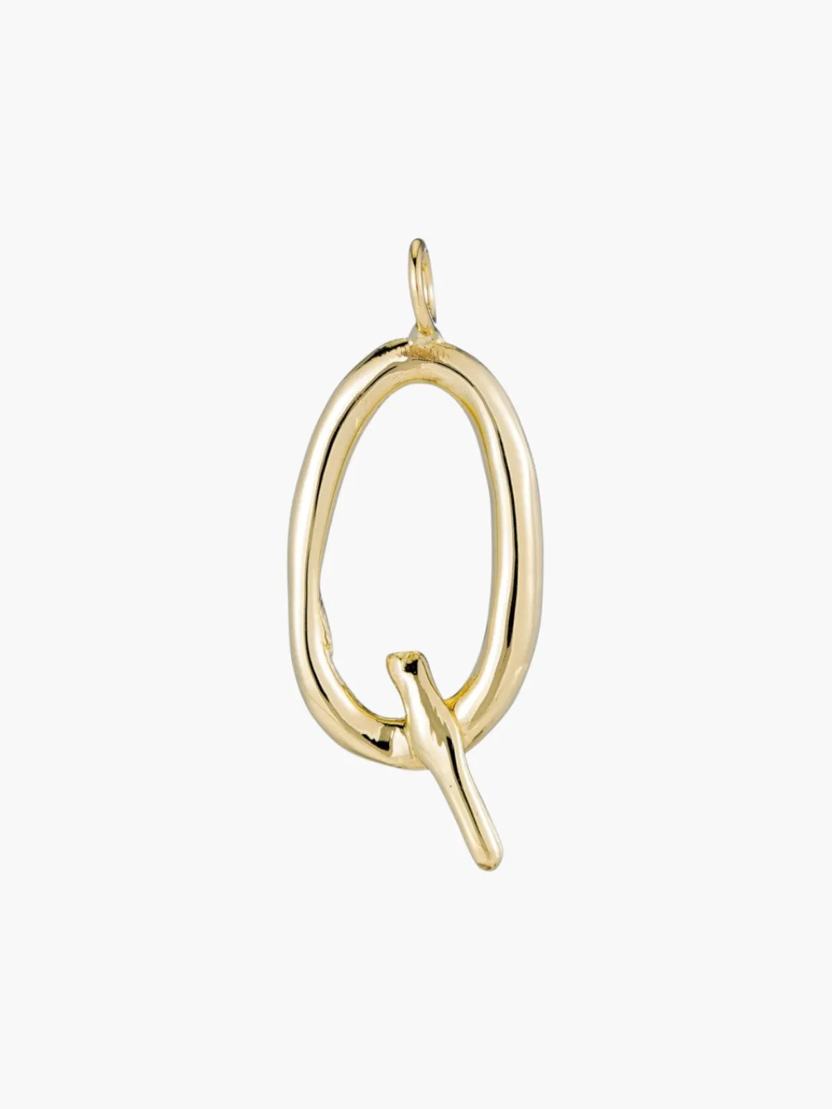 Mara Scalise Raw Letter Charm