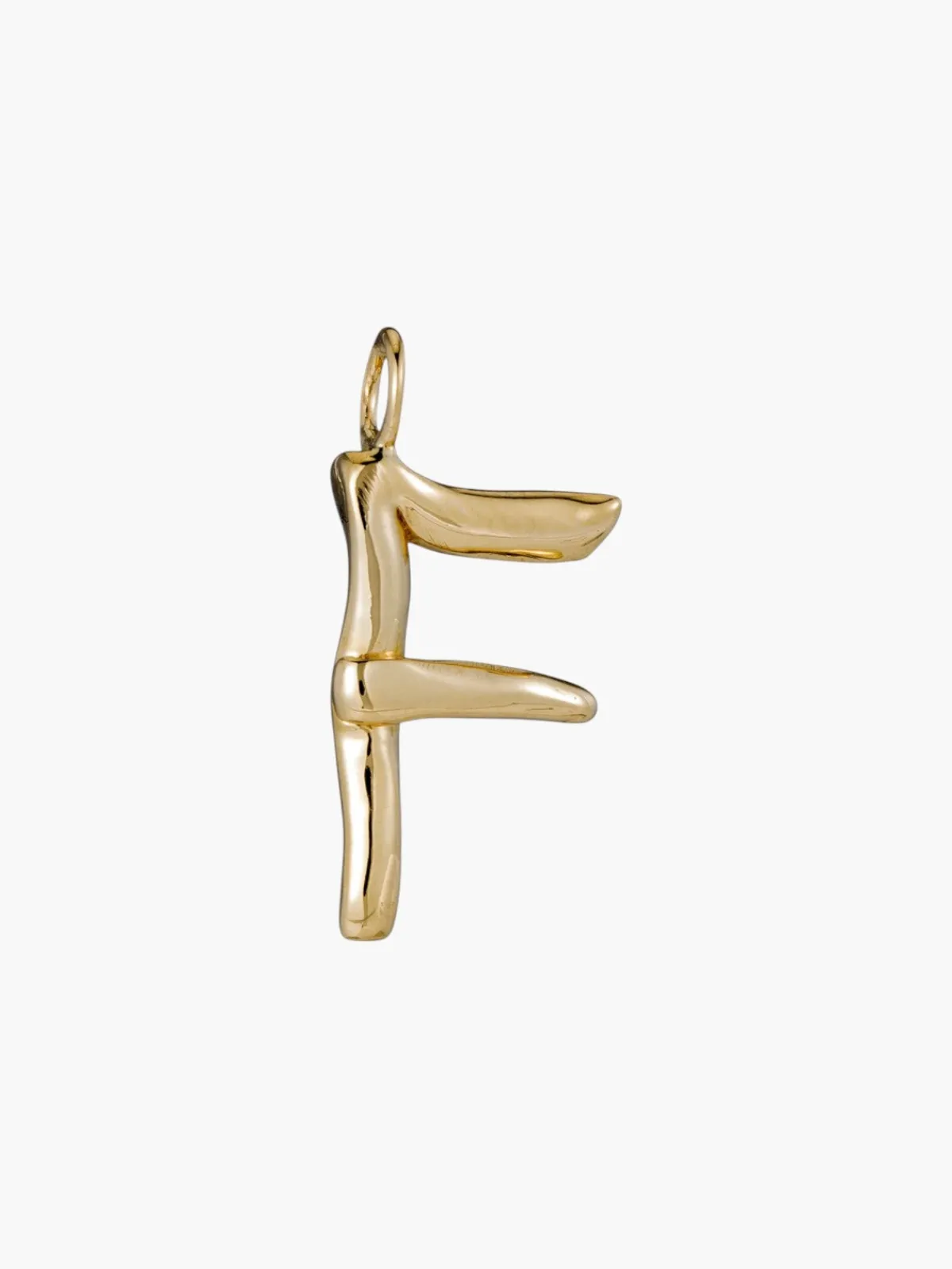 Mara Scalise Raw Letter Charm