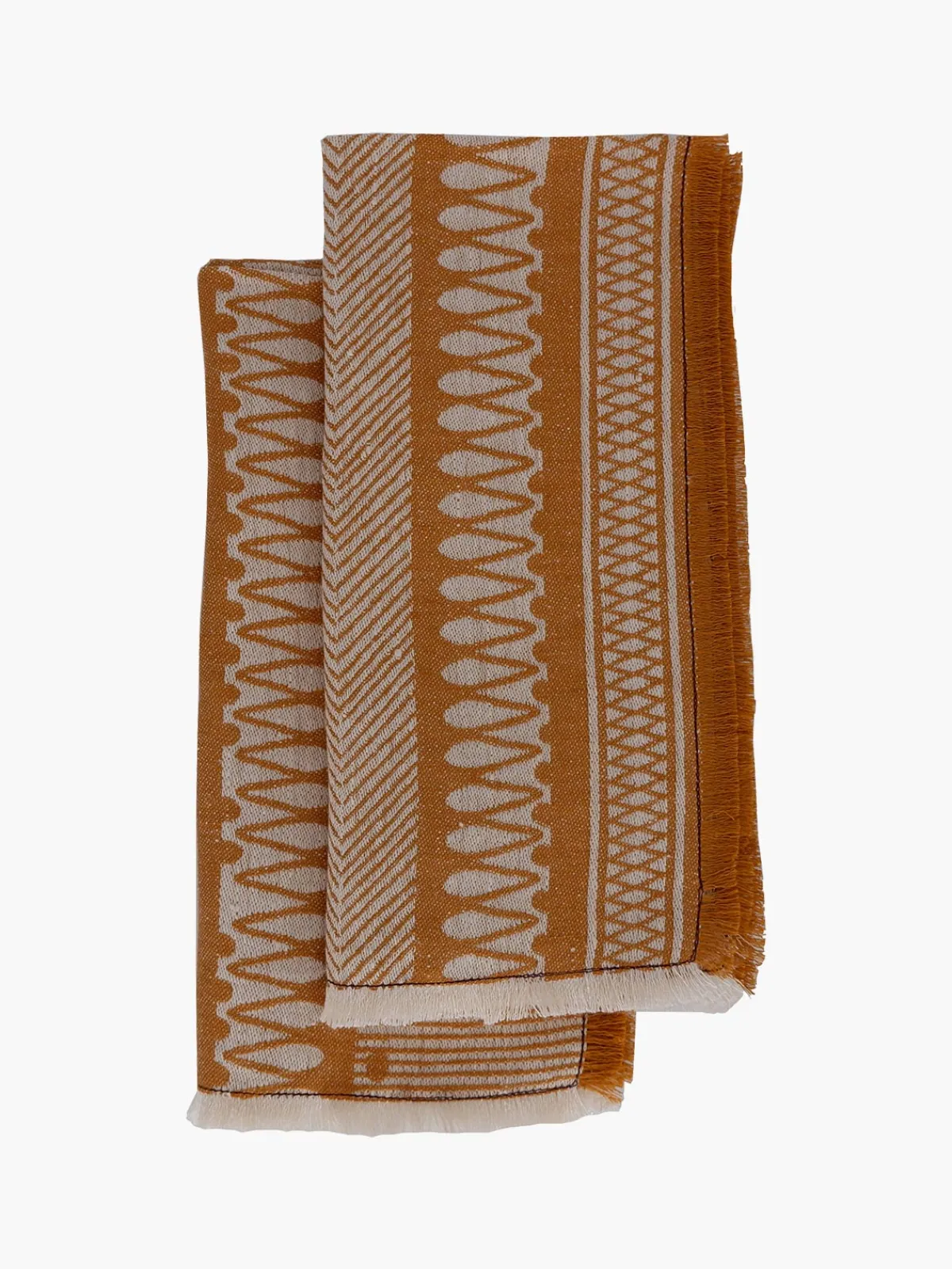 Moye Linen Damask Cesta Set of 2 Linen Napkins