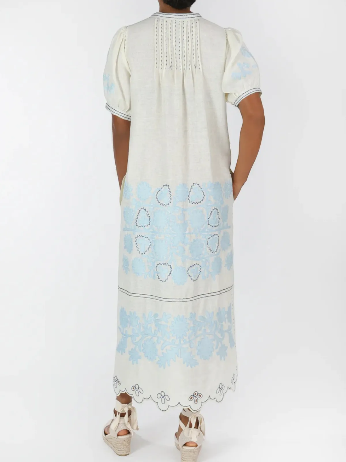 Larkin Lane Natalia Ukrainian Embroidered Dress