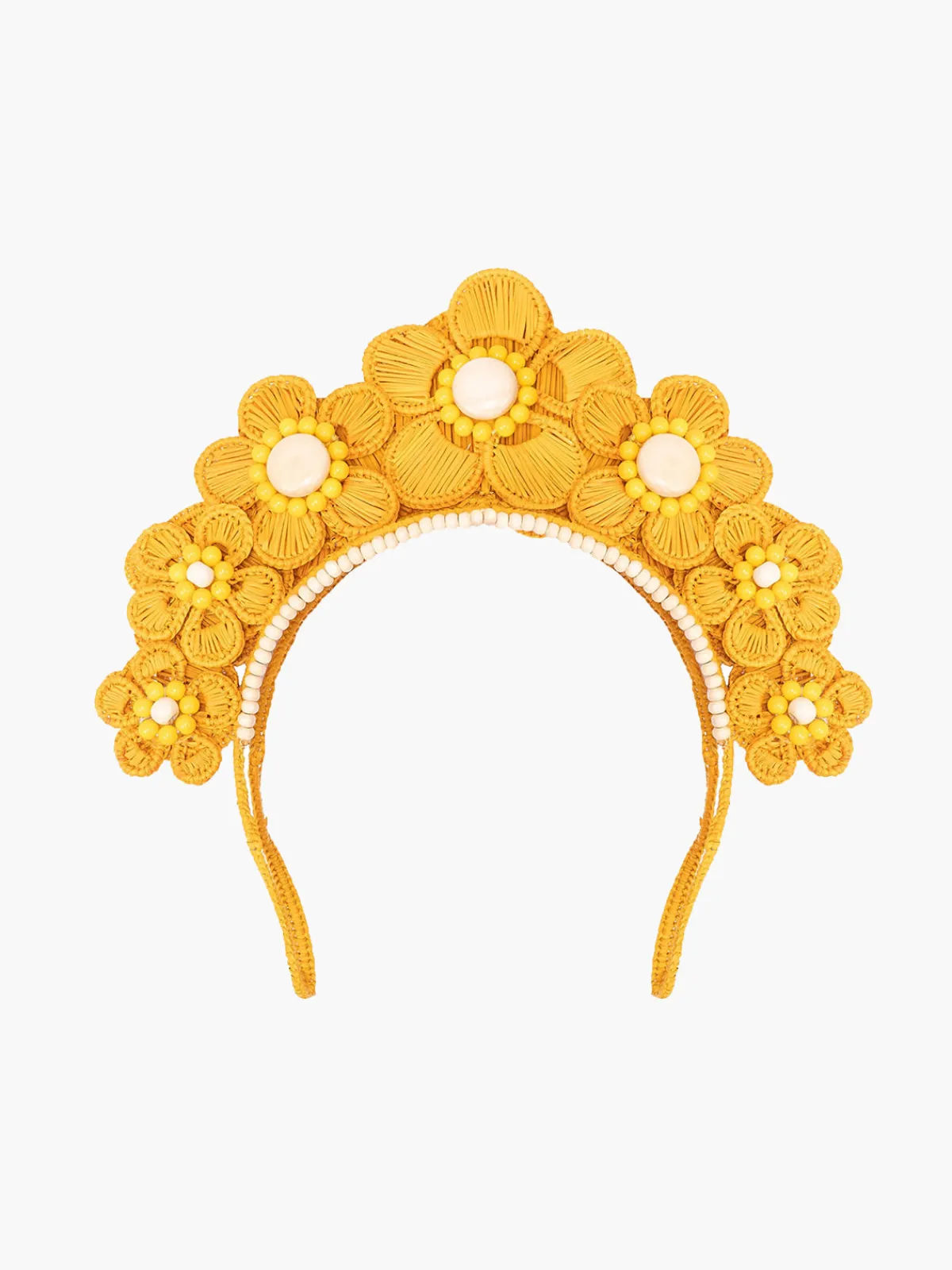 Magnetic Midnight Flower Iraca Headpiece