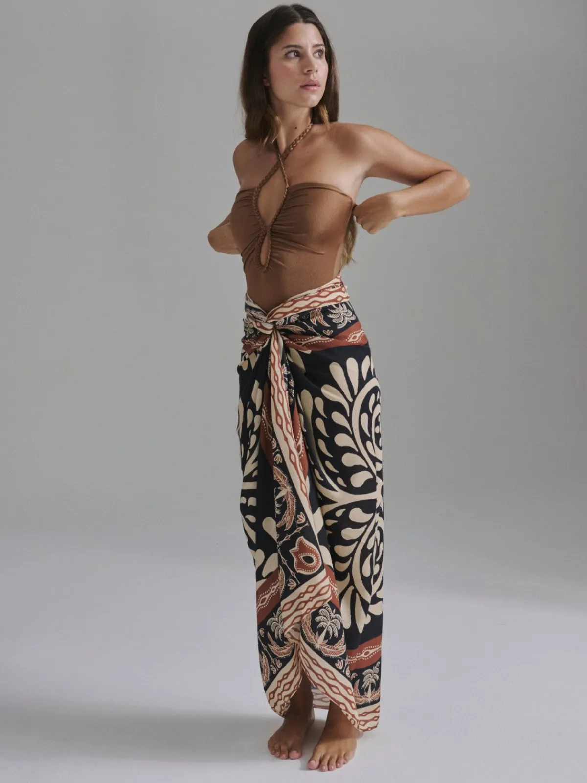 Juan de Dios De La Falaise Cotton Silk Sarong