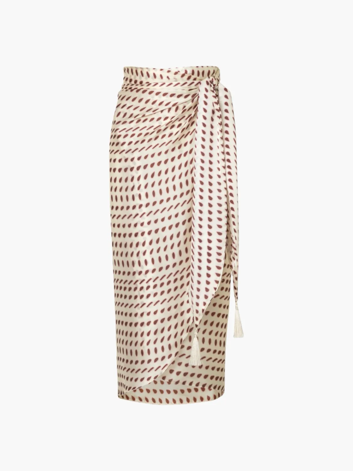 Juan de Dios Mapara Satin Silk Skirt