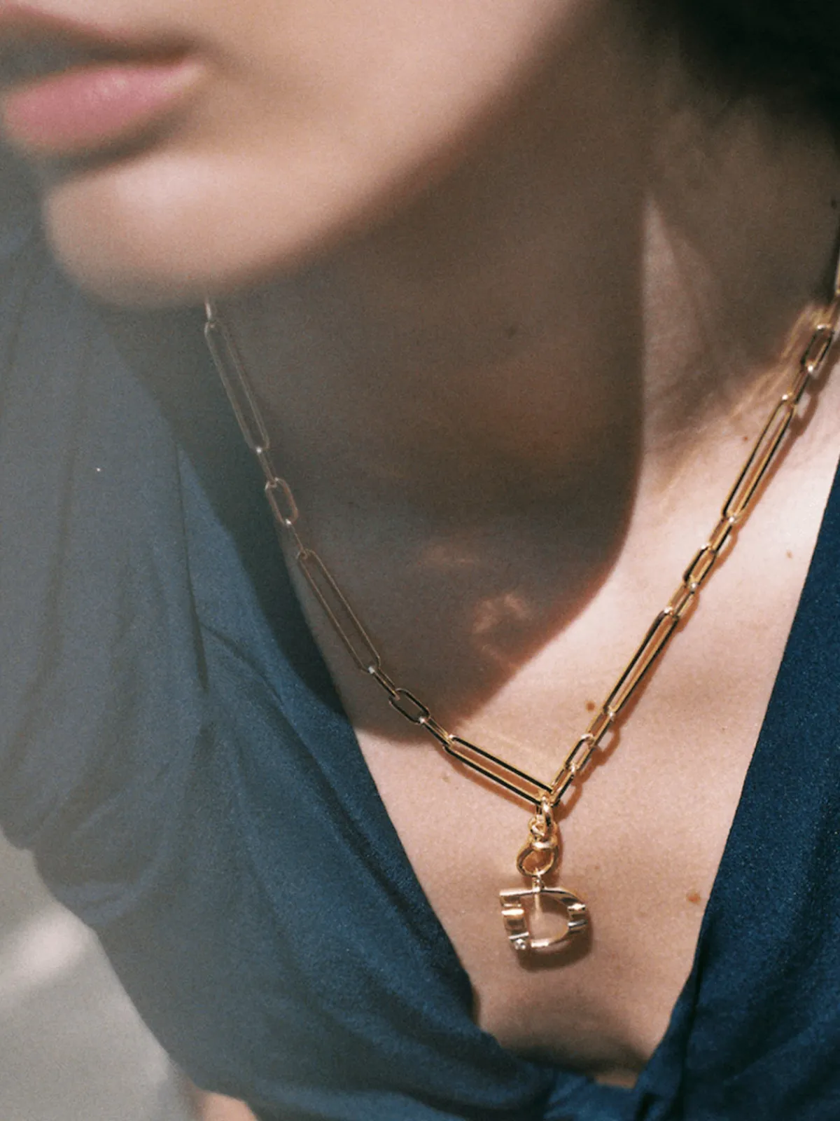 Zahava Mika Paperclip Chain Necklace 20"