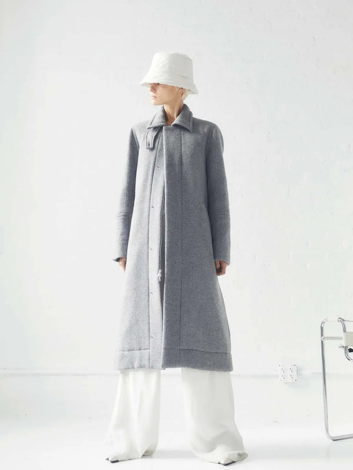 Caalo Sustainable Down Wool Over Coat