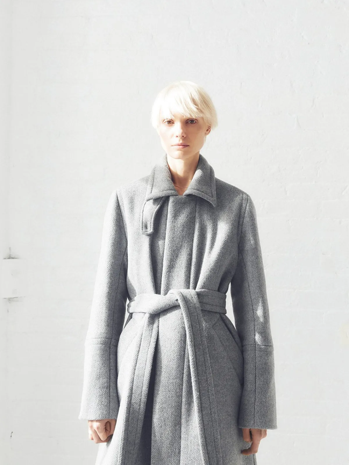 Caalo Sustainable Down Wool Over Coat
