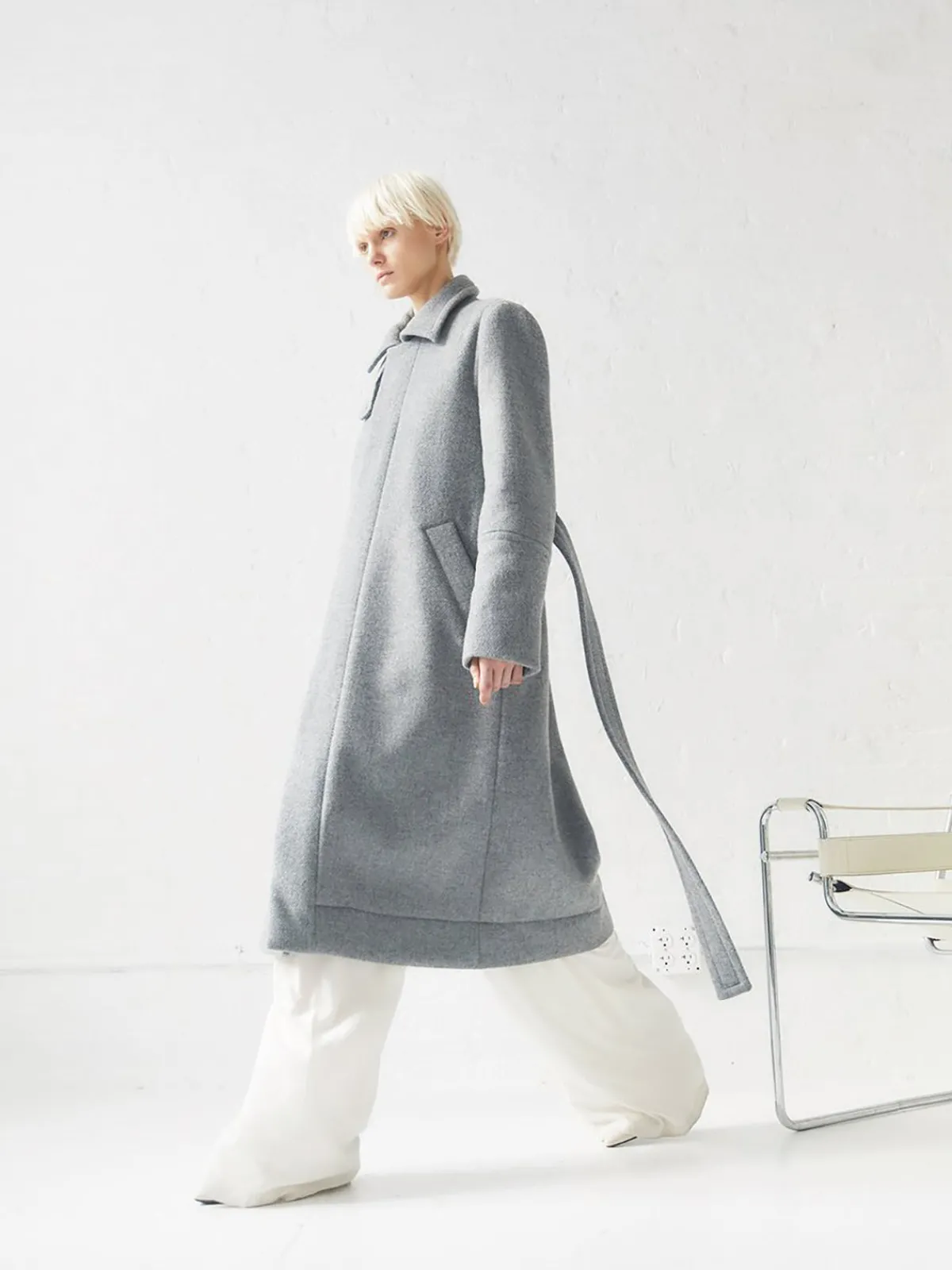 Caalo Sustainable Down Wool Over Coat