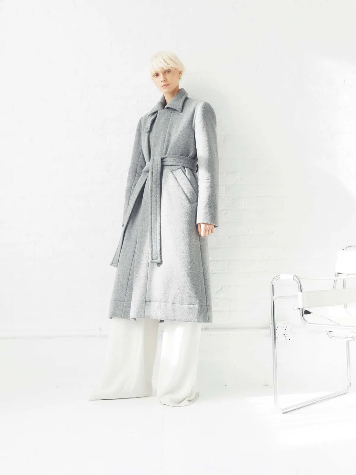 Caalo Sustainable Down Wool Over Coat