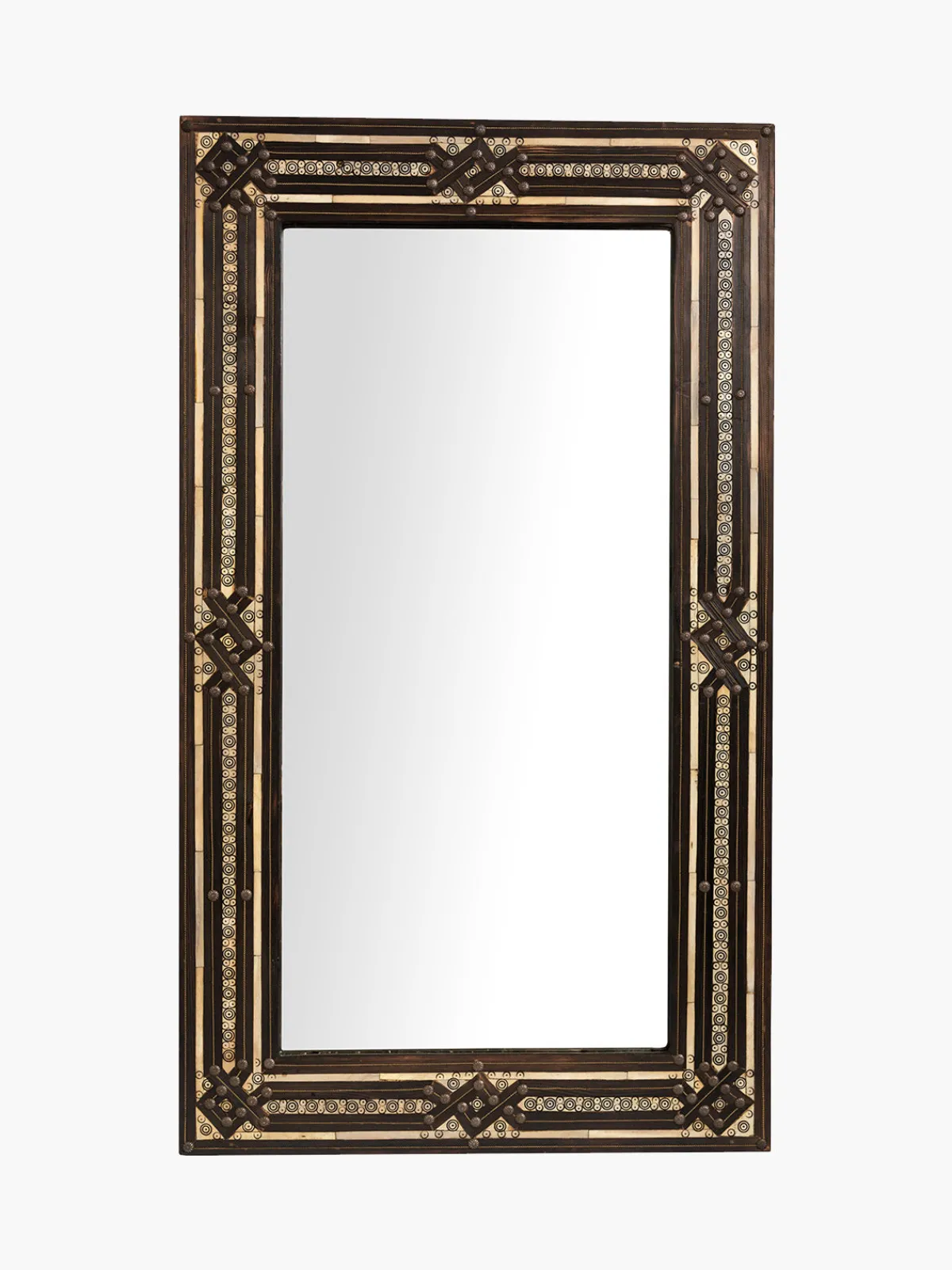 Casa Chiqui Studded Rectangular Moroccan Mirror