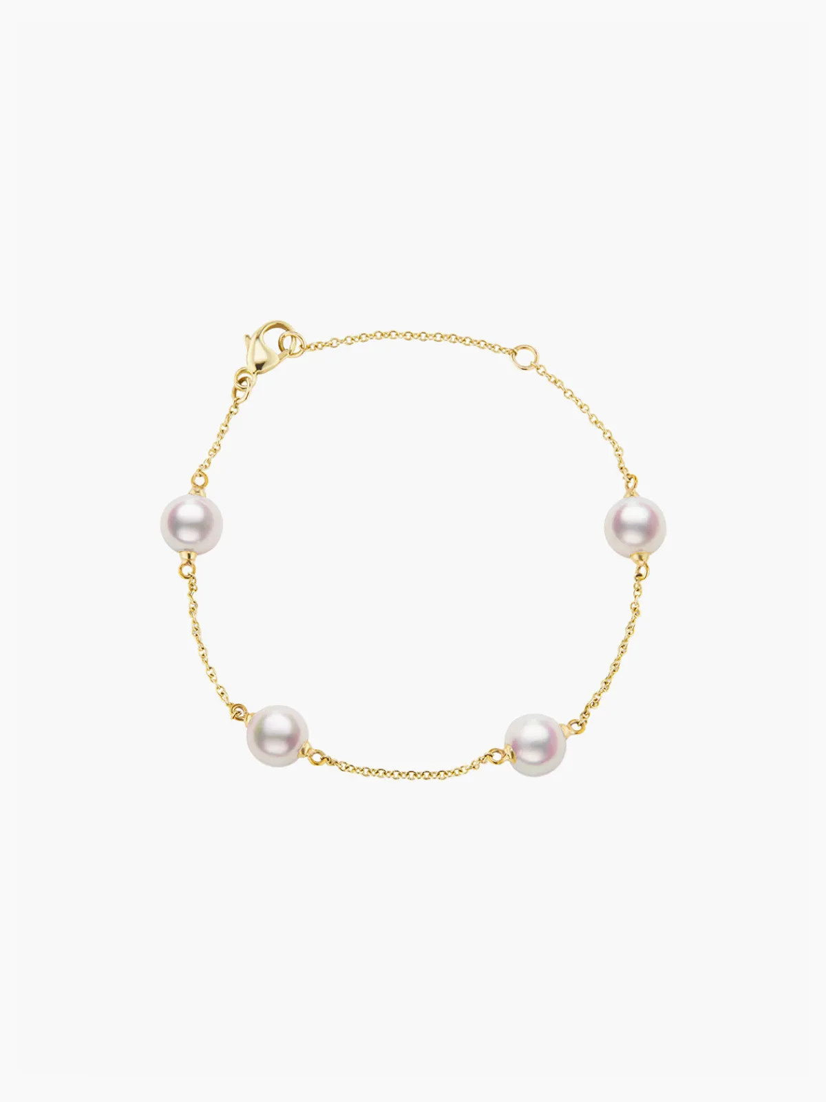 KBH Jewels Akoya Pearl Station Bracelet