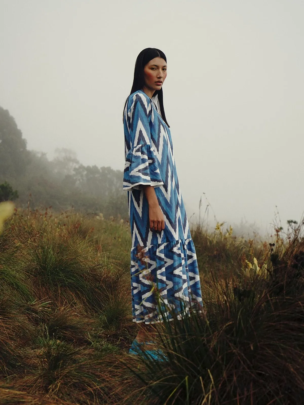 De Castro Long Viento Dress