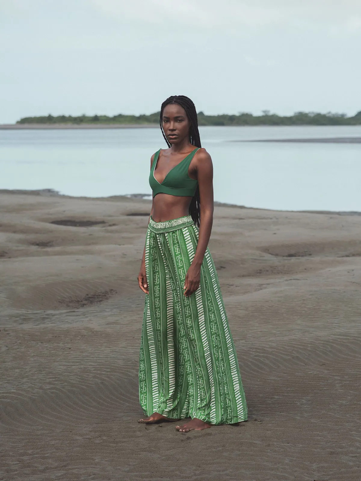 Juan de Dios San Cipriano Cotton Silk Pants