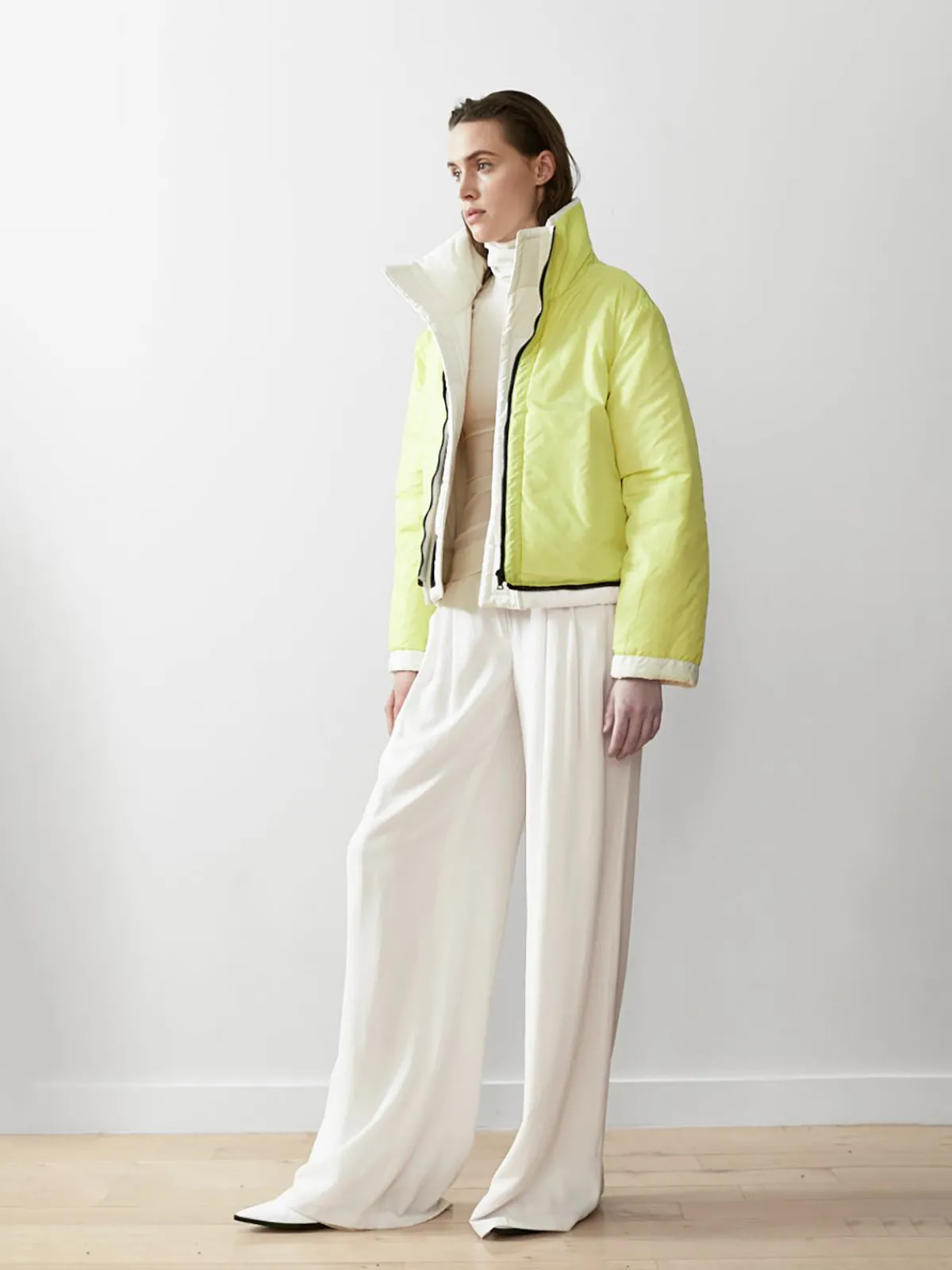 Caalo Reversible Cropped Sustainable Down Coat