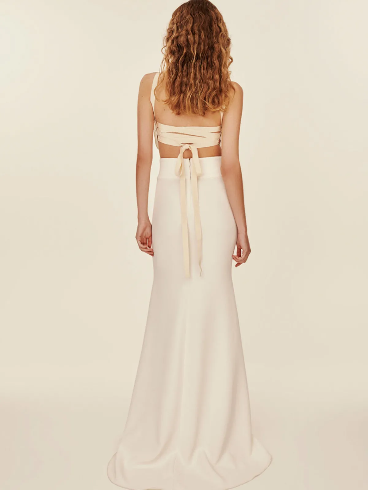 Zeta Poppy Bridal Top