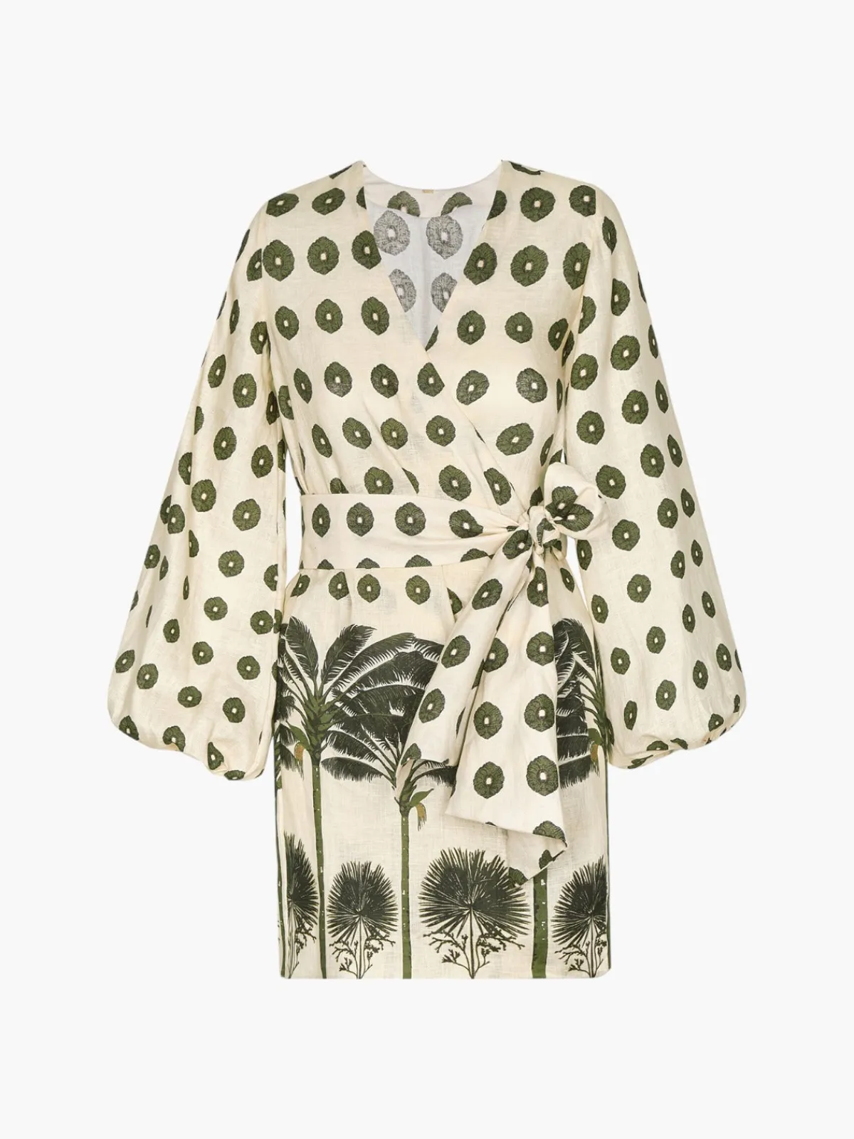 Juan de Dios Tertulia Linen Mini Dress