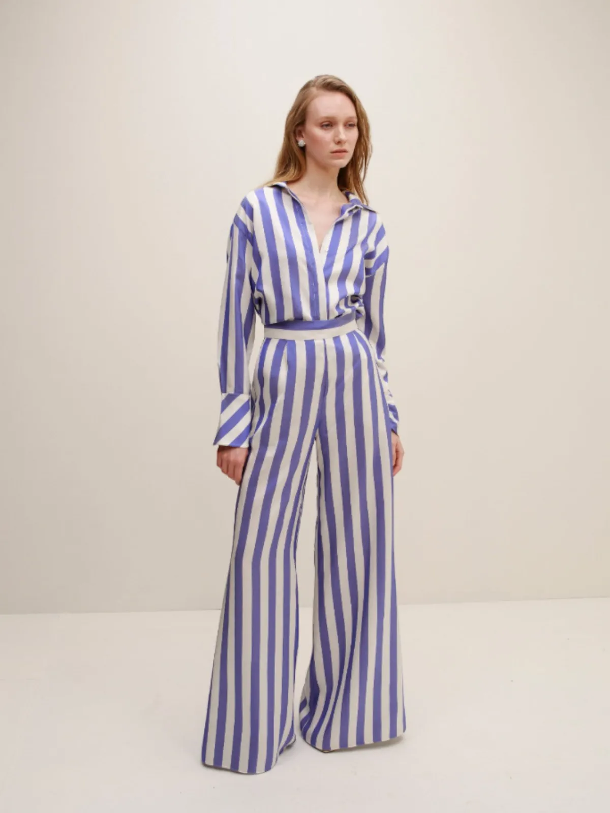 Francesca Miranda Acqua Silk Pants