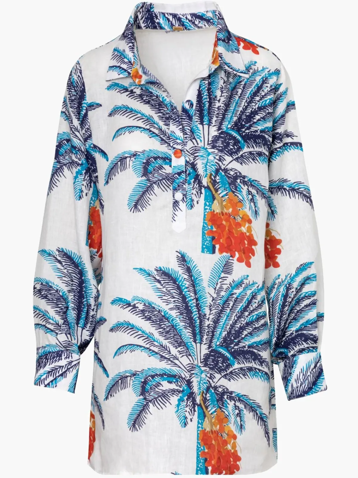 Juan de Dios San Jacinto Linen Shirt Dress