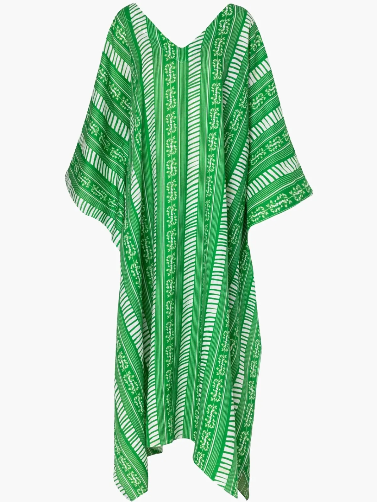 Juan de Dios Morena Linen Maxi Kaftan