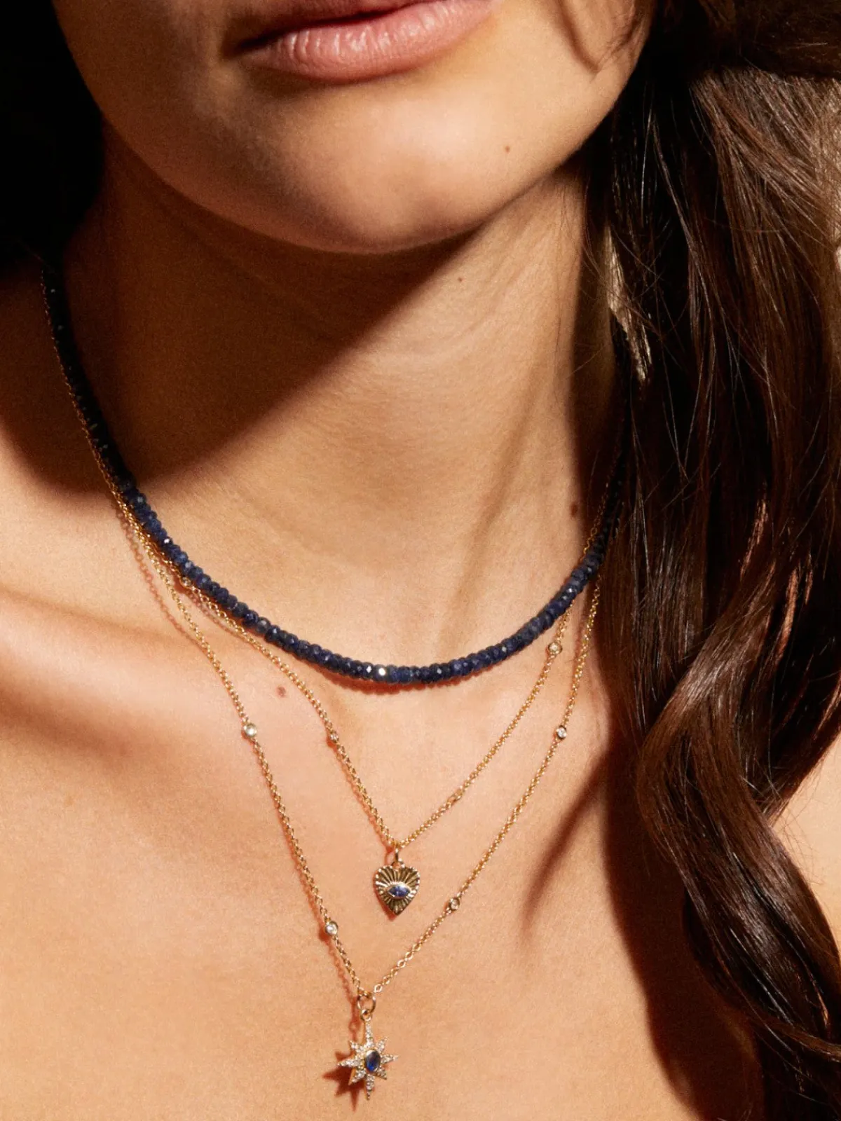 Zahava Four Diamond Bezel Chain