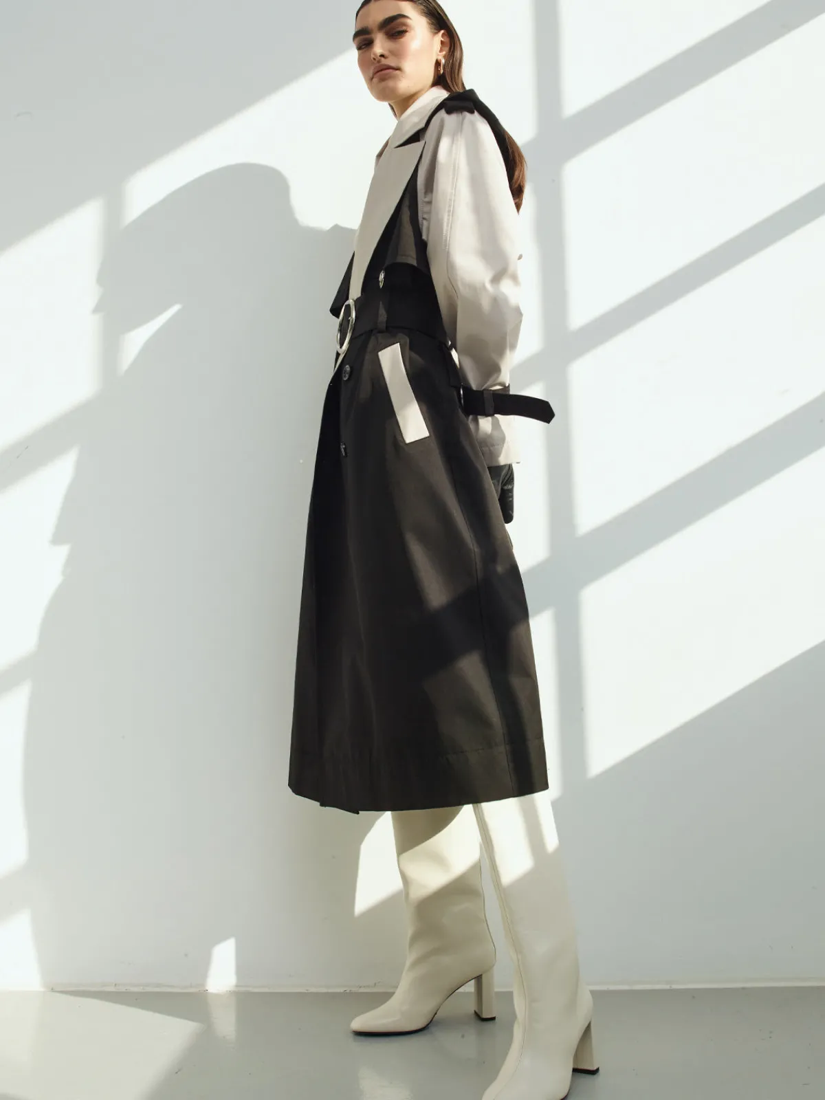 Caalo Sustainable Water Resistant Trench Coat