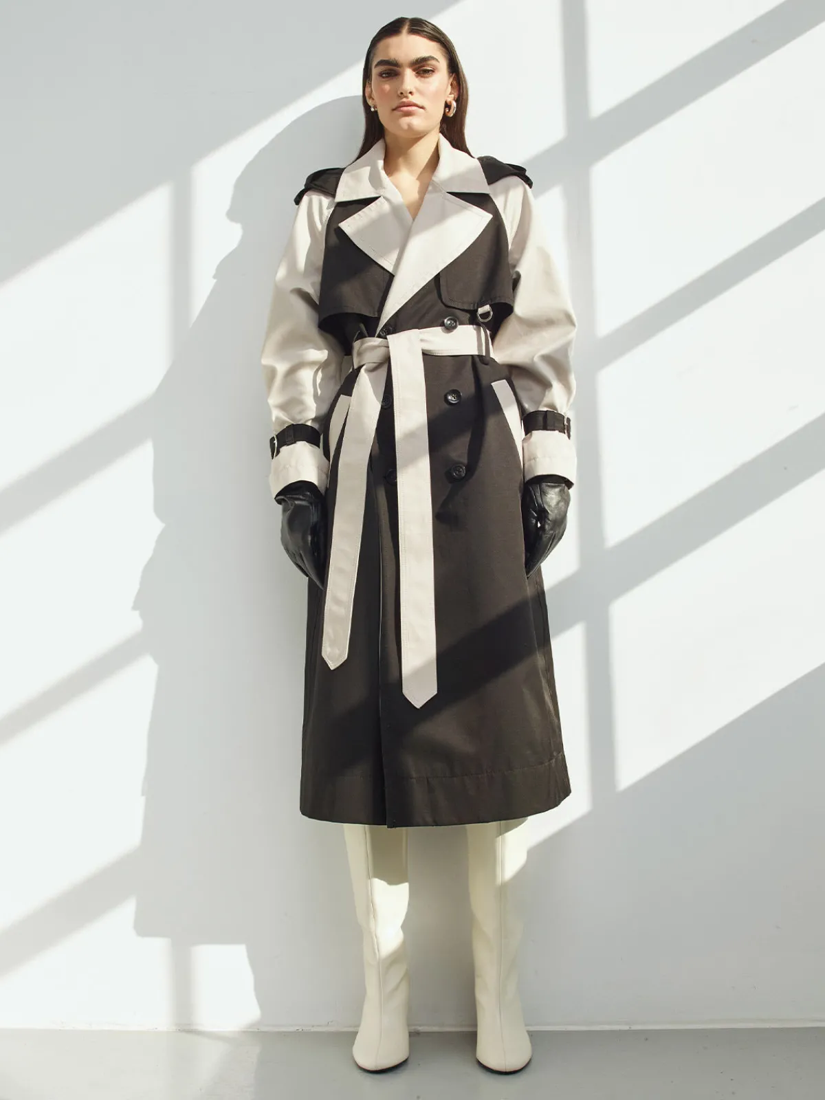 Caalo Sustainable Water Resistant Trench Coat