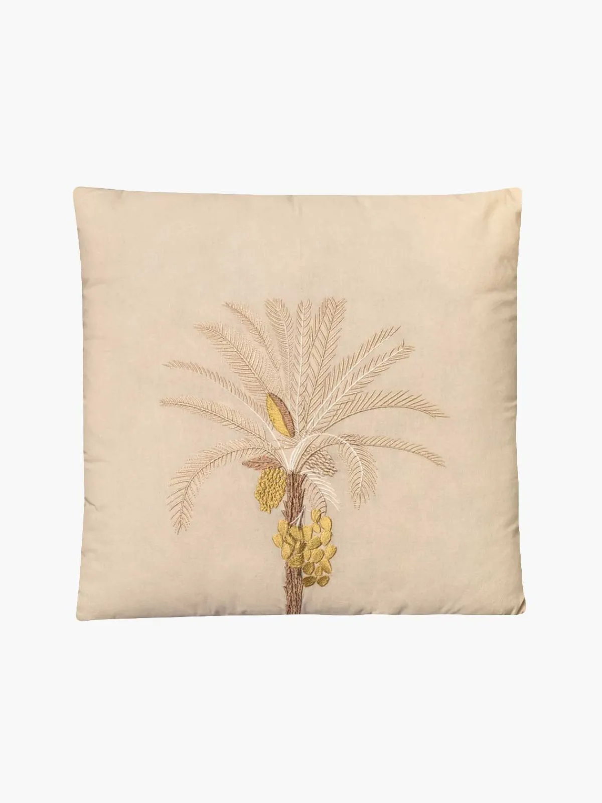Juan de Dios Palm Tree Embroidered Cushion Cover