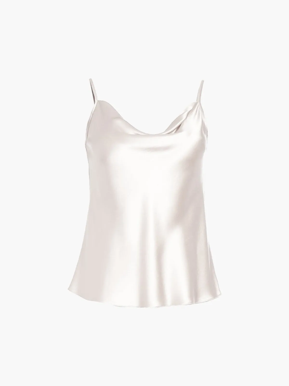 Mi Jong Lee Draped Spaghetti Strap Cami