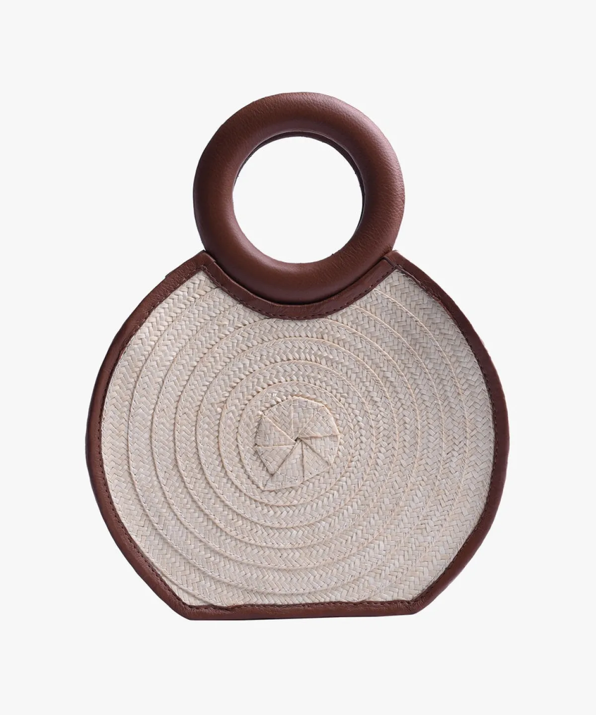 Adriana Castro Zenu Handbag in Leather and Cana Flecha