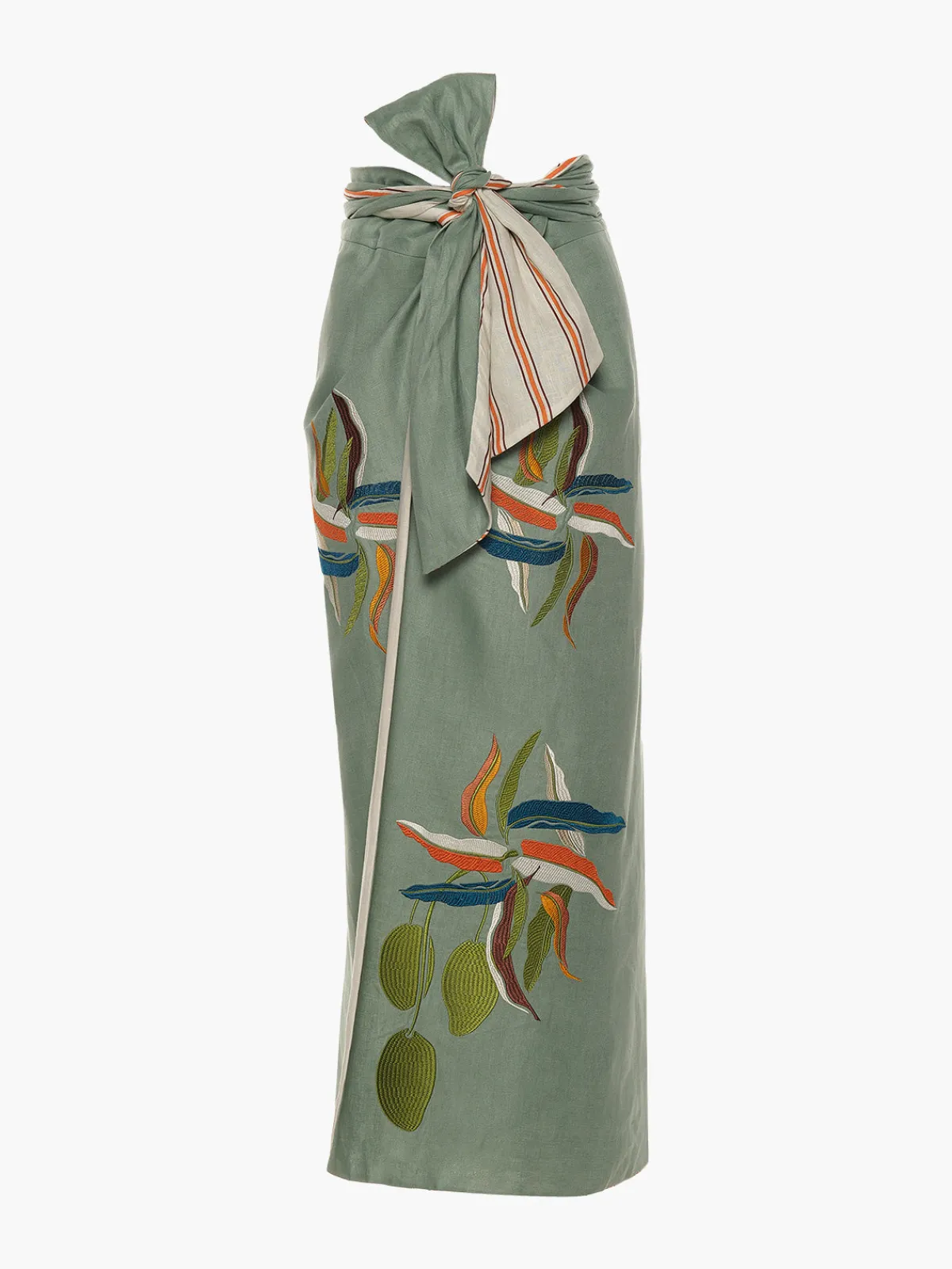 Juan de Dios Loulou Linen Skirt