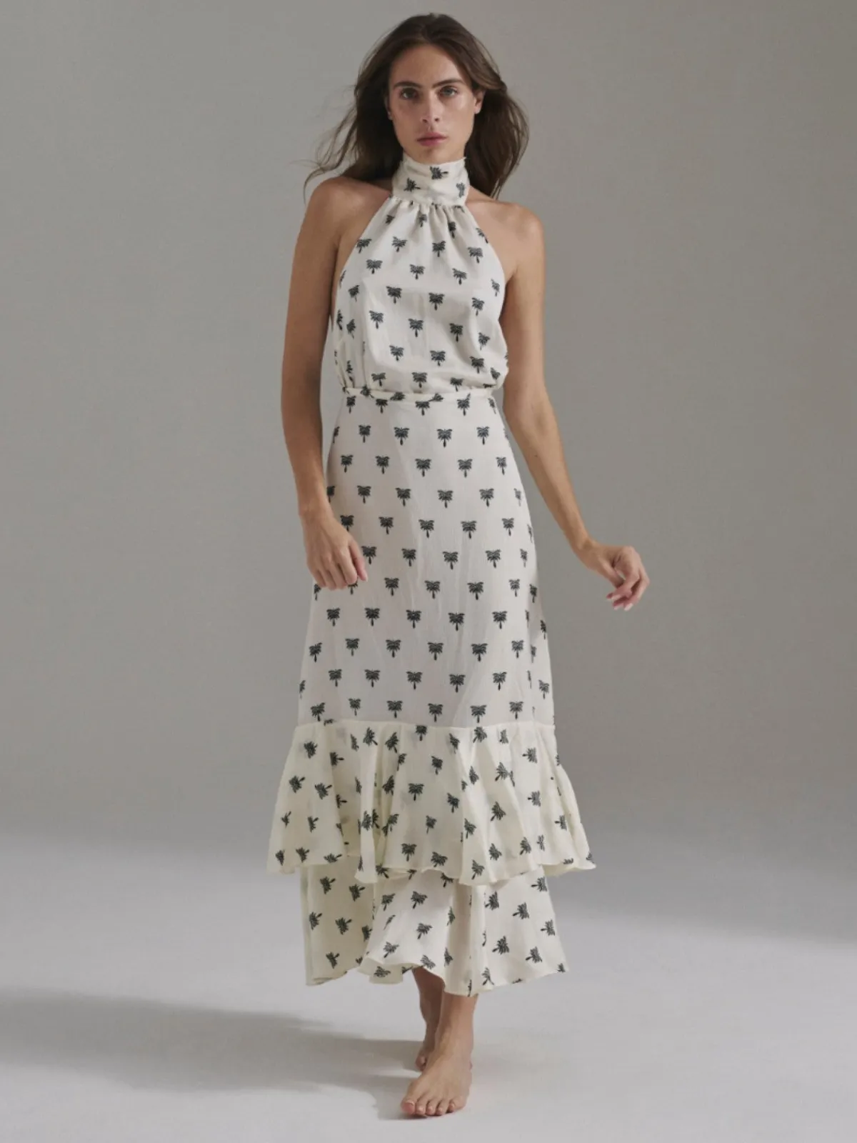 Juan de Dios Sevilla Martellato Silk Skirt