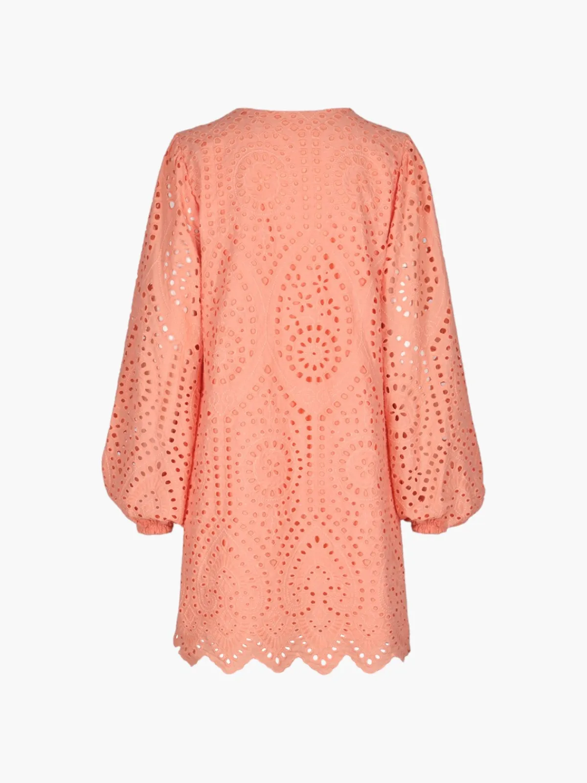 Juan de Dios San Marco Eyelet Mini Dress