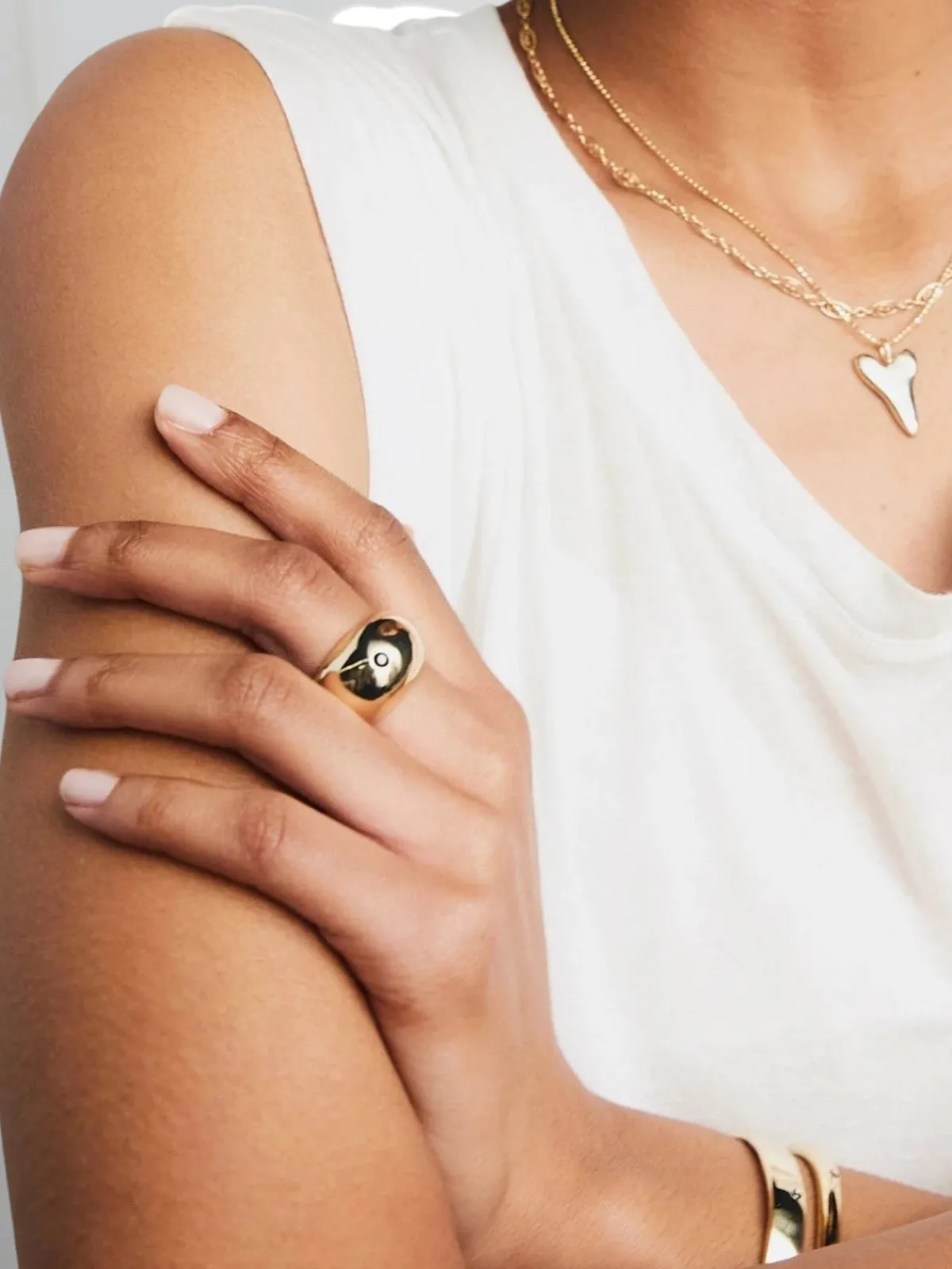 Mara Scalise Dome Ring with Diamond