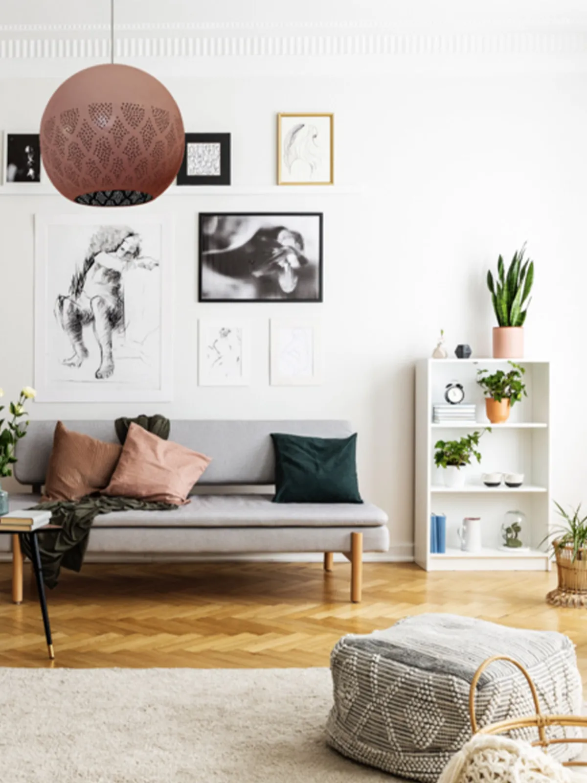 Dounia Nur Reversed Pendant Light