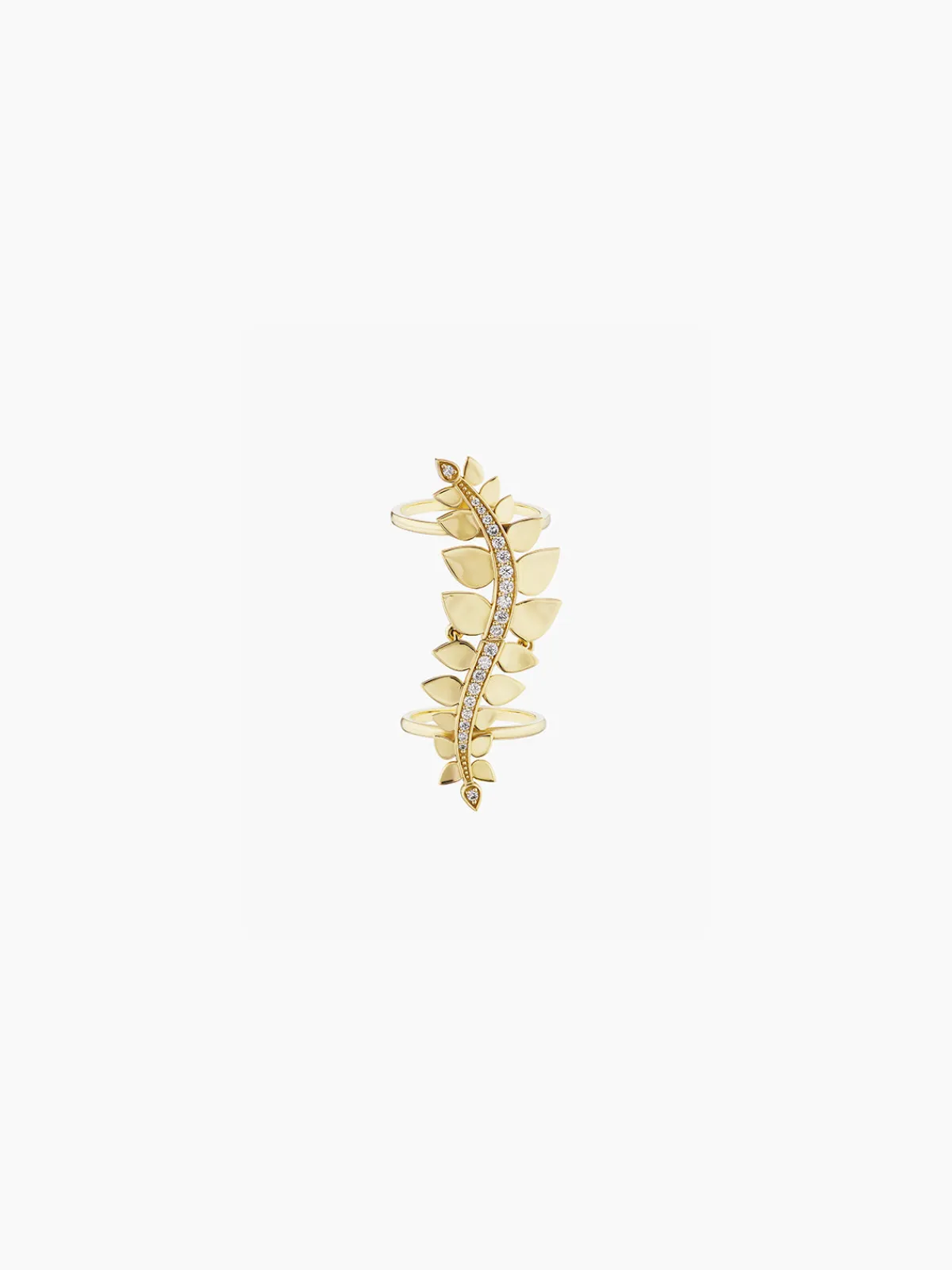 KBH Jewels Leaf Climber Ring