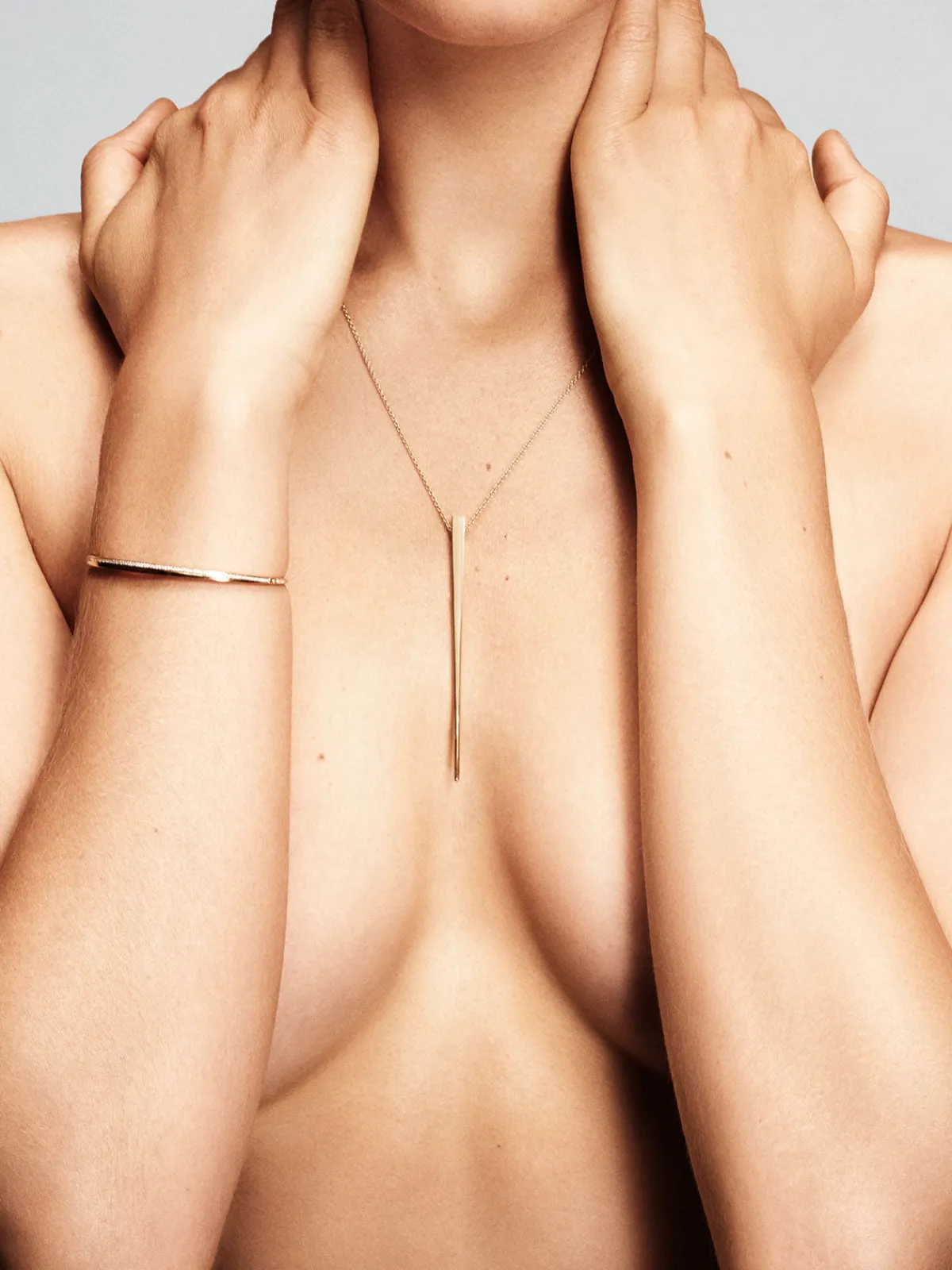 TEJEN Long Gold Pendant