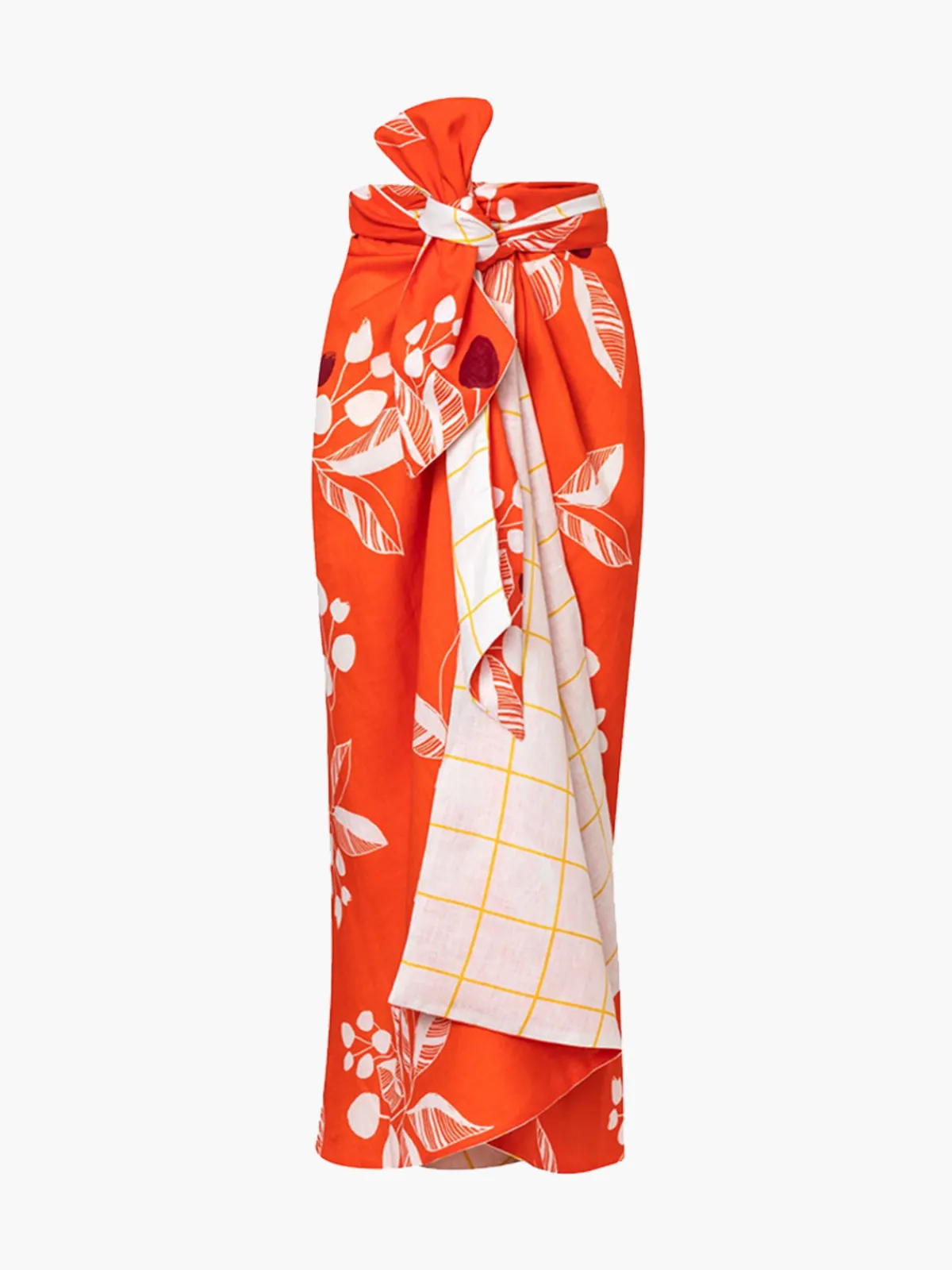 Juan de Dios Loulou Linen Reversible Skirt