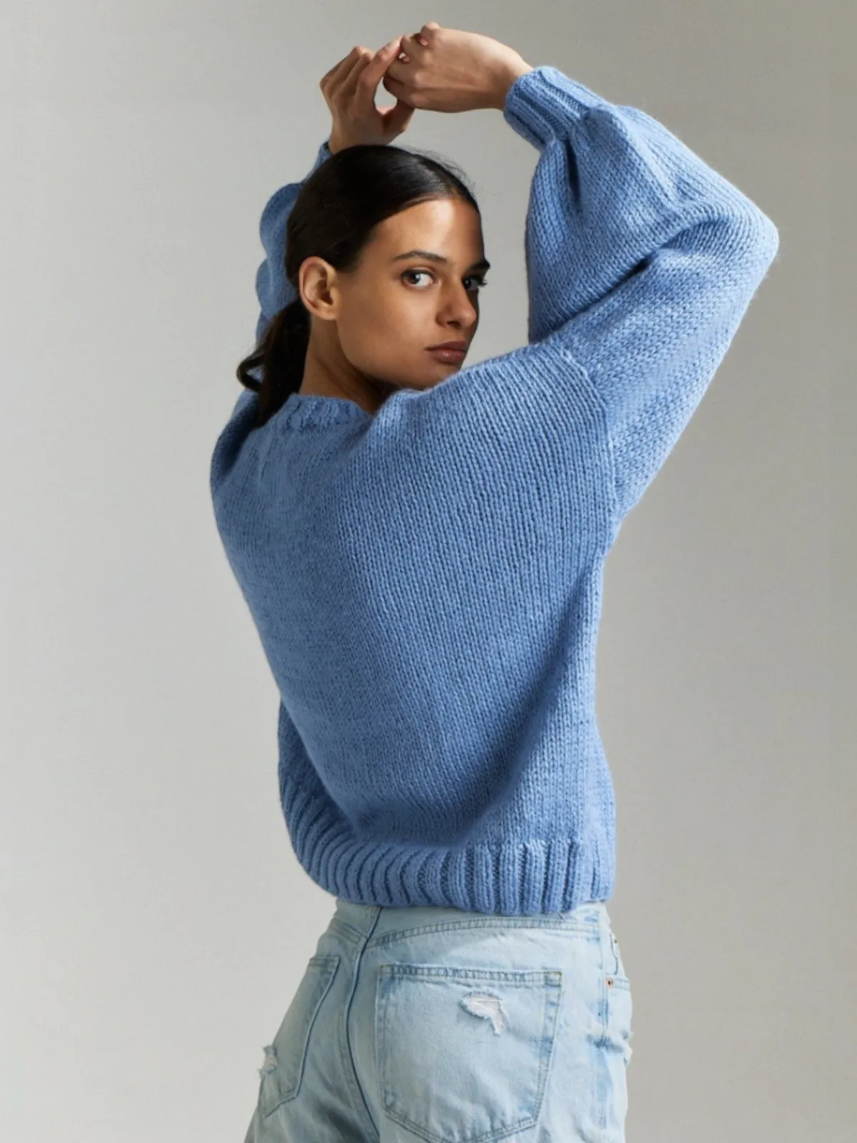 First Born Knits Frenchie Cardigan