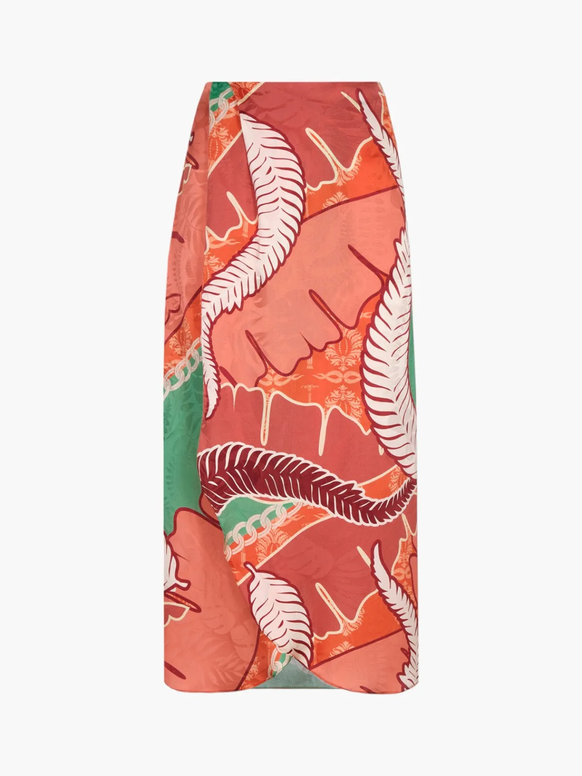 Juan de Dios Amaime Jacquard Midi Skirt