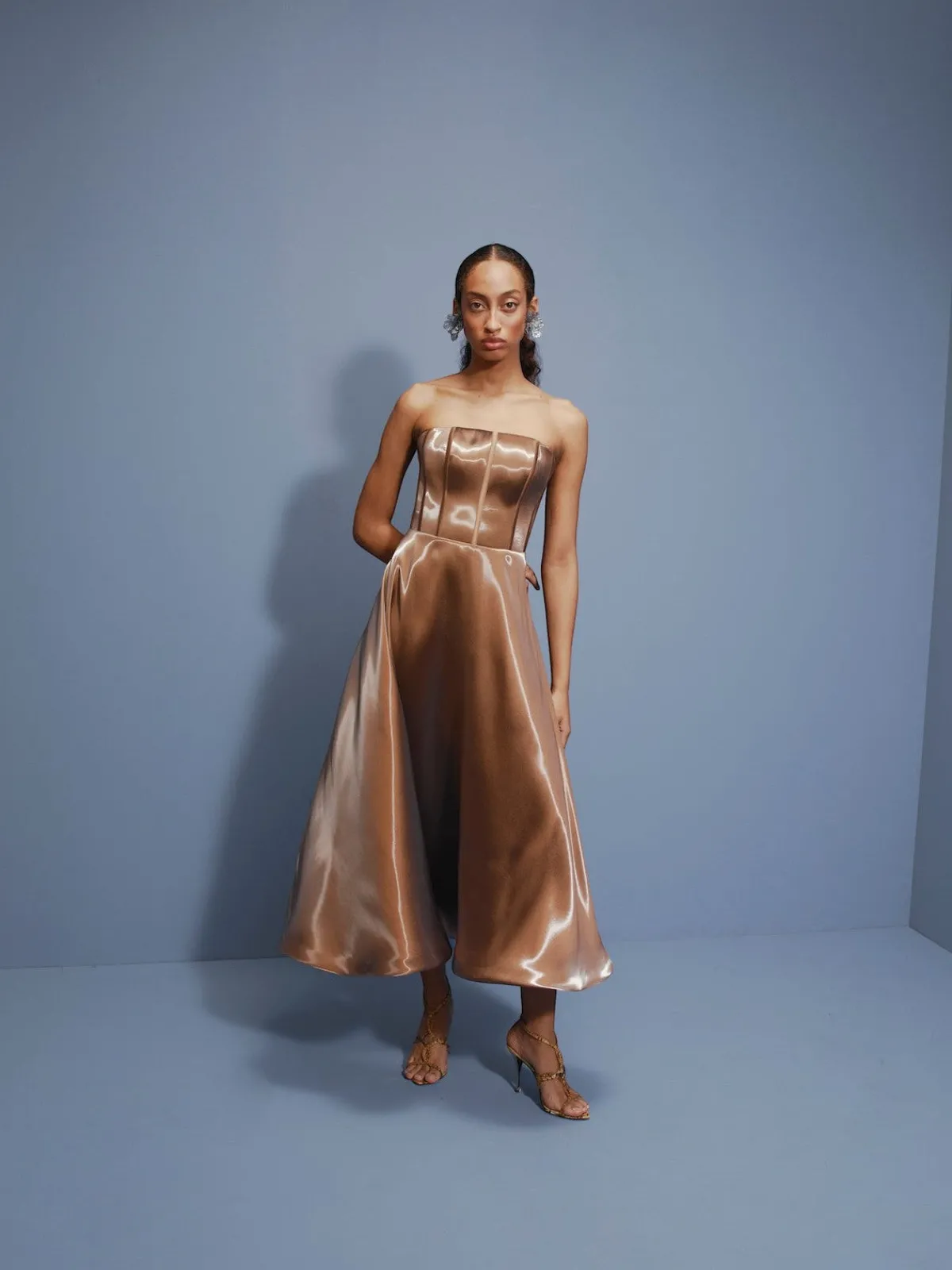 Francesca Miranda Termo Liquid Midi Dress